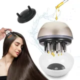 2-In-1 Haaröl Applikator und Scalp Massager, Kopfmassage Applikator Flasche Haare Kopfmassagegerät Kopfmassage Bürste, Hair Oil Applicator Kopfhaut Massagebürste für Haarwachstum, Haarbehandlung