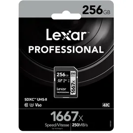 Lexar SDXC 256GB Class 10 UHS-II