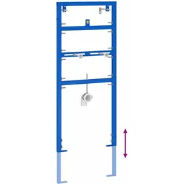 vidaXL Badezimmer Wandstütze Blau 50 x 3 x 112 cm