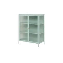 CaliCosy Vitrine Milton 80 x 40 x 101,5 cm Grün/Mint