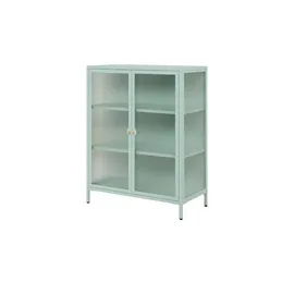 CaliCosy Vitrine Milton 80 x 40 x 101,5 cm Grün/Mint