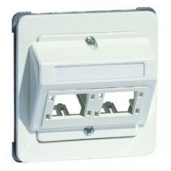 Peha Standard - Abdeckung Kommunik.-Syst., weiß, 2 Module Reichle De Massari