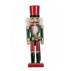 25cm Holz Nussknacker Mr.Weihnacht