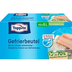 45 Toppits Gefrierbeutel 6,0 l