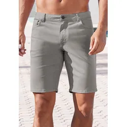 Chinoshorts »regular-fit«, 5-Pocket Chino-Shorts aus elastischer Baumwoll-Qualität, Gr. 32 - N-Gr, grau, , 45082903-32 N-Gr