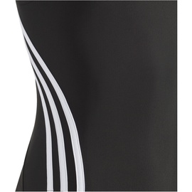 adidas Badeanzug Mädchen 3 Stripes Badeanzügo, Black/White, 140