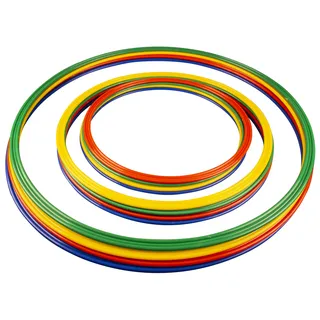 tanga sports® Koordinationsringe 12er-Set - farblich sortiert