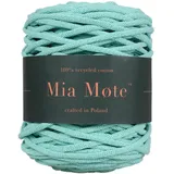 Mia Mote Lush Line Makramee garn Natürliche Baumwollkordel 100% Wiederverwertung Baumwollgarn DIY makramee vorhang Kordel Weben Stricken boho deko Muttertagsgeschenk Makramee garn 5mm 100 m Chrysopraz