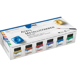 KREUL Acryl Metallicfarben Basis Set