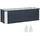Outsunny Hochbeet 125 x 47 x 40 cm Kohlegrau