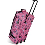 normani Geräumige und leichte Reise- und Sporttasche mit Trolleyfunktion | Reisetrolley mit Rollen Farbe Einhorn Pink