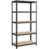 Songmics Schwerlastregal Holzwerkstoff 100 cm x 200 cm schwarz