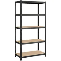 Songmics Schwerlastregal Holzwerkstoff 100 cm x 200 cm schwarz