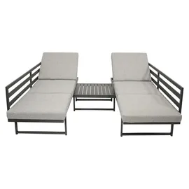 FRG Funktionsloungeset 3-tlg. Grau