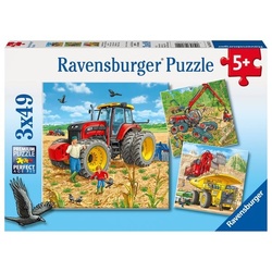 Puzzle Ravensburger Große Maschinen 3 X 49 Teile