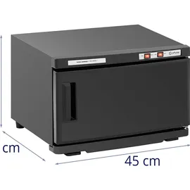 Physa Kompressenwärmer mit UV-Sterilisation 70 °C 230 W Schwarz