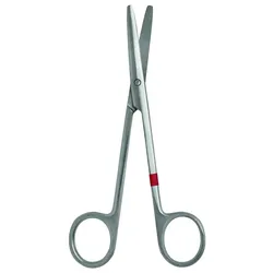 Einmal-Schere Metzenbaum,  stumpf/stumpf, gerade, 14,5 cm,  25 Stück, EO steril