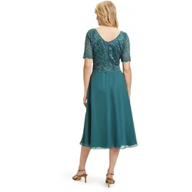 Vera Mont Cocktailkleid mit Spitze Grün 48