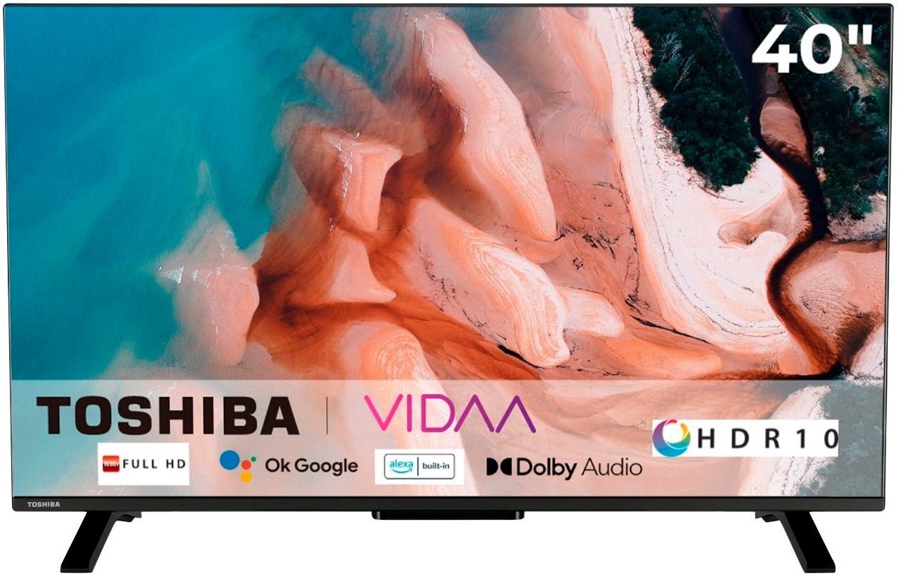 Toshiba 40LV2E63DA LED-Fernseher (102 cm/40 Zoll, Full HD, Smart-TV) schwarz