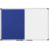 Bi-Office Kombitafel 120 x 90 cm Blau/Weiß