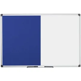 Bi-Office Kombitafel 120 x 90 cm Blau/Weiß