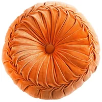  Kissen KANAN VELVET, Orange - Ø 40 cm -