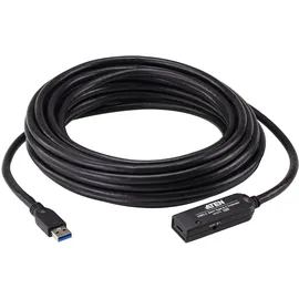 ATEN USB-A auf USB-C 10 m Schwarz