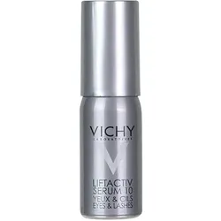 Vichy Liftactiv Serum 10 Augen & Wimpern, Augenpflege mit Hyaluron Augenserum 15 ml Damen 