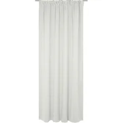 Vorhang WIRTH "Wiessee", weiß, B:150cm H:265cm, Baumwolle, Leinen, Modal, Gardinen, nach Maß