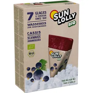 Sun Lolly Wassereis Schwarze Johannisbeeren 7er