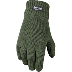 MFH - Max Fuchs Strickhandschuhe mit Fleecefutter oliv, Größe XXL/11