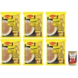 6x Maggi FUSIAN CURRY TASTE Instant-Nudeln Curry-Gewürz 71g+Italian Polpa 400g