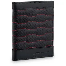 Audi Collection Fahrzeugscheinhülle Unisex Geldbörse schwarz/rot