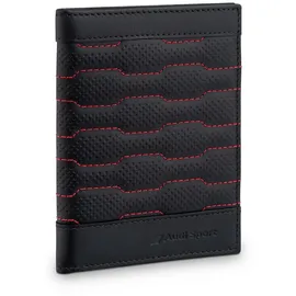 Audi Collection Fahrzeugscheinhülle Unisex Geldbörse schwarz/rot