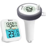 Pavlleen Funk Pool Thermometer,Wasserdicht poolthermometer schwimmend