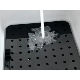 Wenko Spülbeckeneinlage Kristall Eckig Schwarz