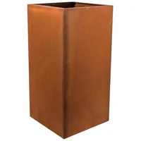 Köhko Designer-Blumenkübel aus Cortenstahl Viva 27 x 27 x