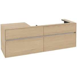 Villeroy & Boch Collaro Waschbeckenunterschrank C03000VJ 160 x 55 cm Nordic Oak