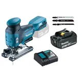 Makita DJV181Z Akku-Stichsäge Pendelhub 18V mit 1x Akku 18V 3Ah und Ladegerät