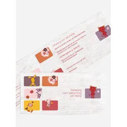 Einladungskarten Kindergeburtstag selbst gestalten mit Spruch und Fotos im Onlinedesigner bei Meine-Kartenmanufaktur.de