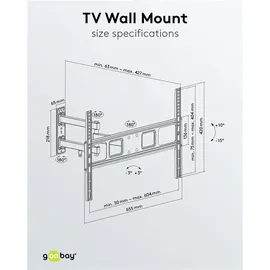 goobay TV-Wandhalterung 49745