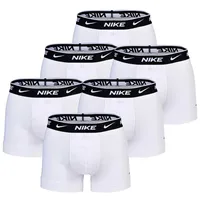 Nike Herren 6er Pack - Trunks, Logobund, Cotton Stretch Weiß M