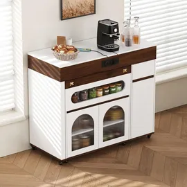 stilvora Esstisch 120 x 76 x 80 cm weiß/Walnuss