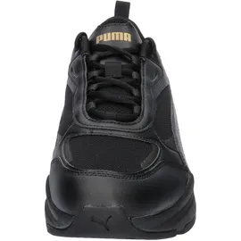 Puma Damen Cassia Sneaker, Black Black Team Gold, 38.5 EU