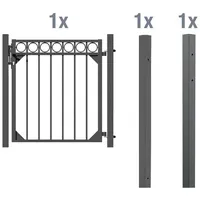 GAH Alberts Einzeltorset Circle 100 x 120 cm anthrazit 510176