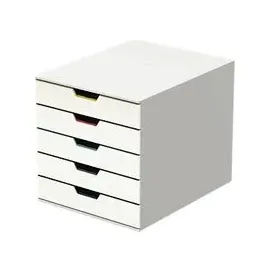 Durable Schubladenbox VARICOLOR 28 x 29,2 cm 5-tlg. mehrfarbig