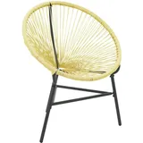 vidaXL Polyrattan Garten-Acapulco Stuhl 69 x 66 x 87 cm beige