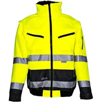 ASATEX Prevent Thosa, 174ZG, Warnschutzjacke, signalgelb, wasserdicht, Größe L