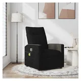 vidaXL Massagesessel Schwarz Stoff