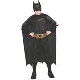 Rubie's Offfizielles Dark Knight Rises Kostüm, Kinder Batman Classic Kostüm Stil 1, Groß, Alter 8 - 10, HÖHE 4' 8" - 5', Welttag des Buches Halloween